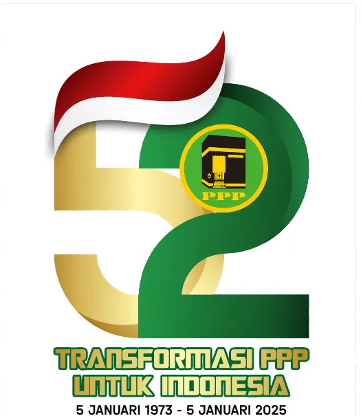 Logo 52 tahun Transformasi PPP untuk Indonesia